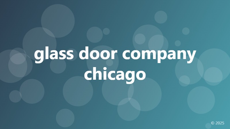 glass door company chicago