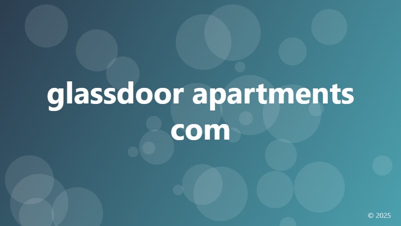glassdoor apartments com