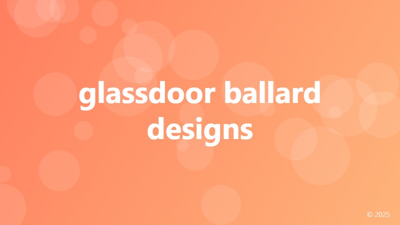 glassdoor ballard designs