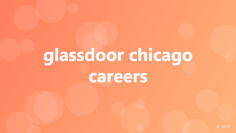 glassdoor chicago careers