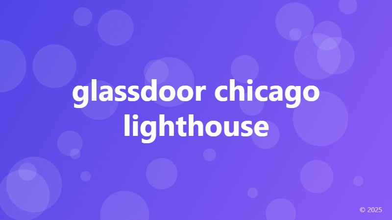 glassdoor chicago lighthouse