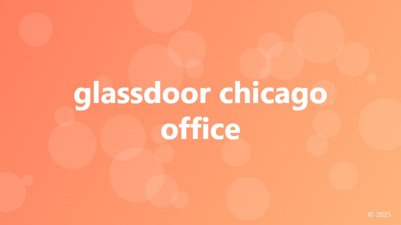 glassdoor chicago office