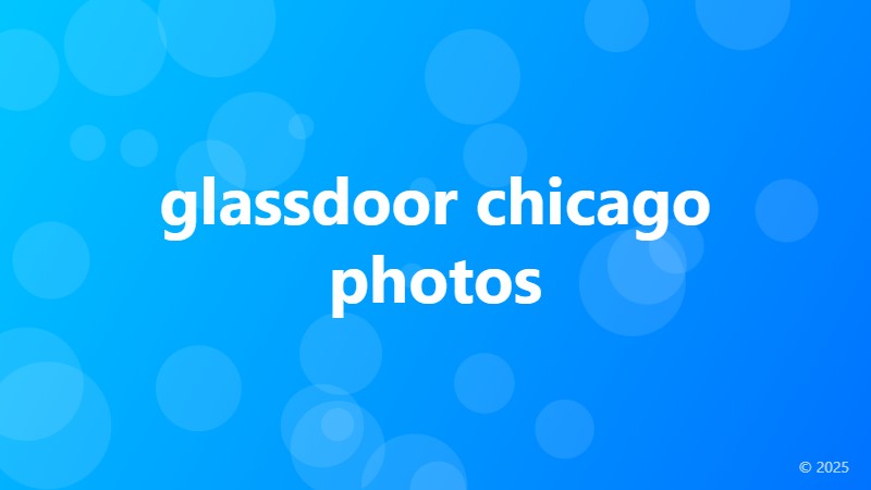 glassdoor chicago photos
