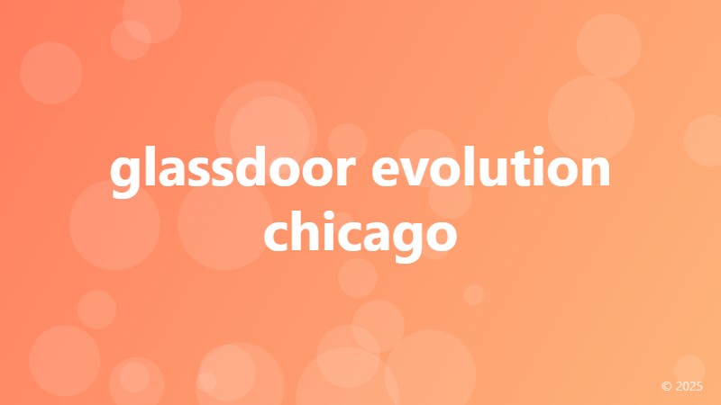 glassdoor evolution chicago