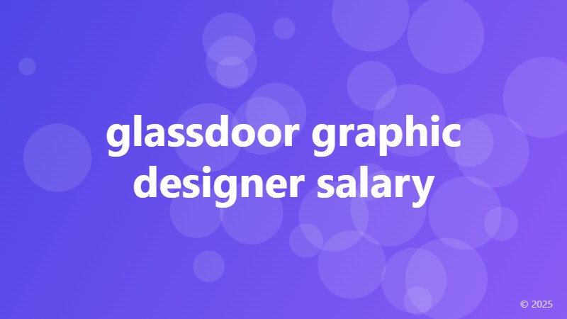 glassdoor graphic designer salary