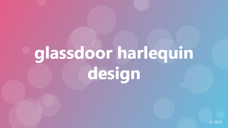 glassdoor harlequin design