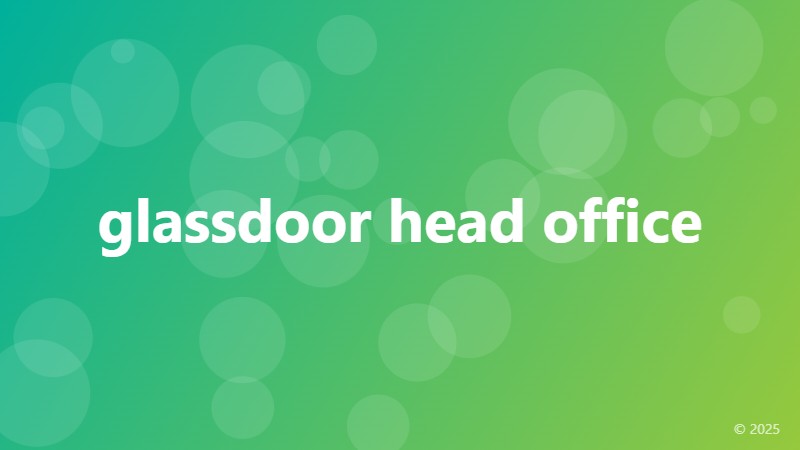 glassdoor head office