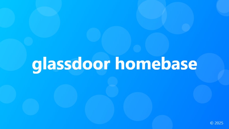 glassdoor homebase
