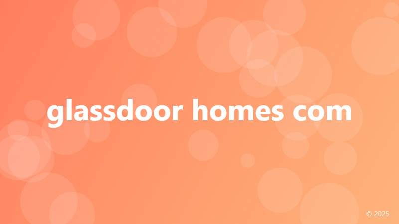 glassdoor homes com
