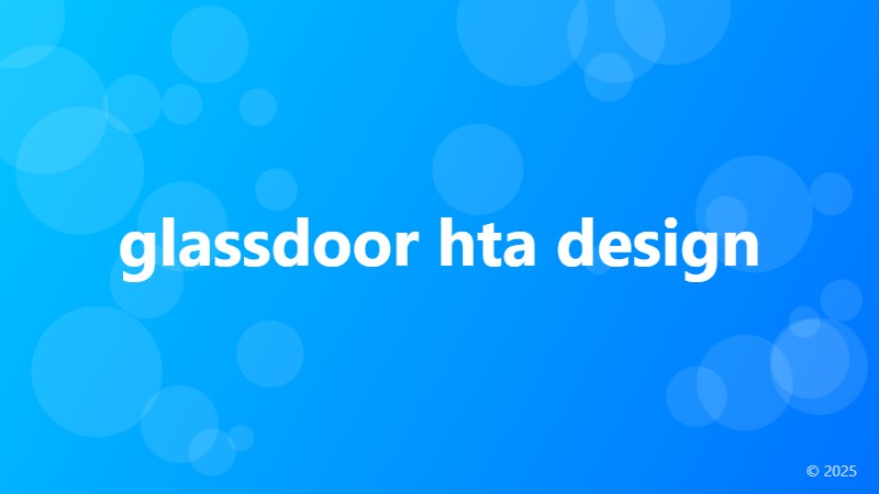 glassdoor hta design