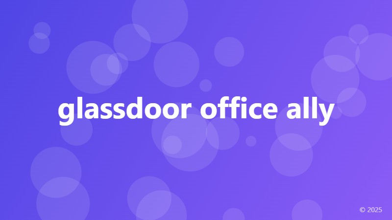 glassdoor office ally