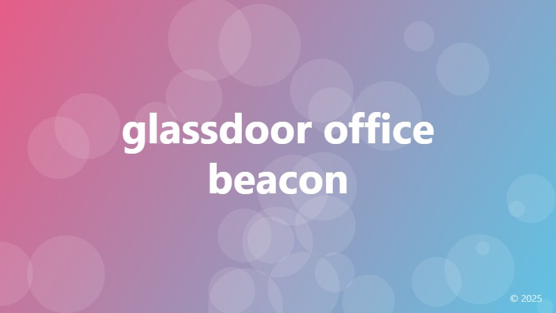 glassdoor office beacon