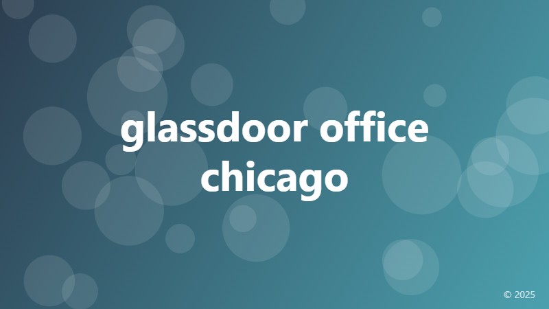 glassdoor office chicago
