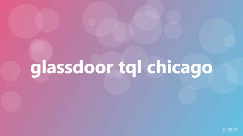 glassdoor tql chicago