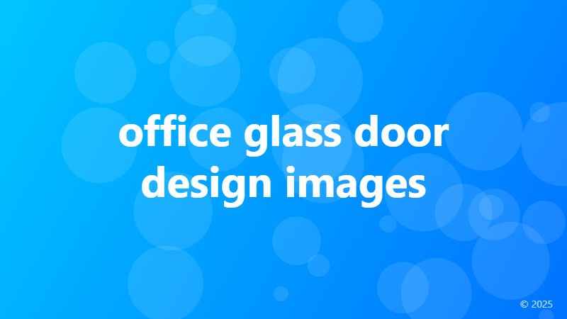 office glass door design images