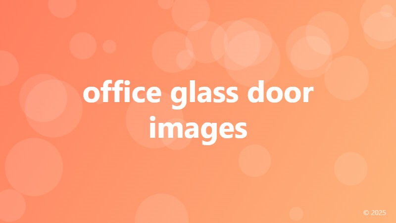 office glass door images